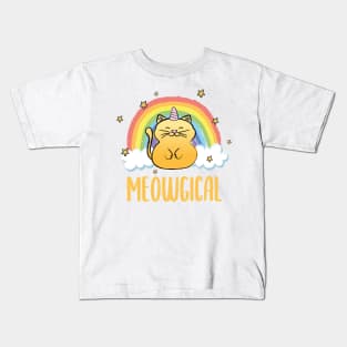 Cat unicorn Kids T-Shirt